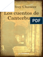 Los Cuentos de Canterbury-Geoffrey Chaucer