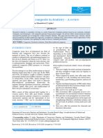 Fiber-Reinforced Composite in Dentistry - A Review