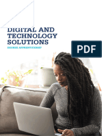 Digital and Technology Solutions Brochure