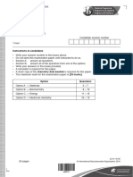 Chemistry Paper 3 SL