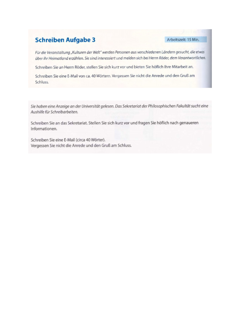 дђб ѓ B1 Schreiben Pdf