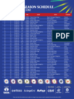 TATA IPL 2024 Schedule F
