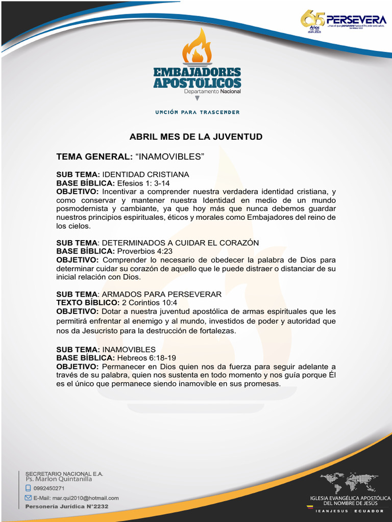 Tema General y Sub Temas | PDF