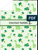EVM Past Papers - Paper 2