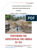 Informe Adicional de Obra 01