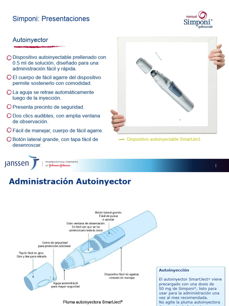 Capacitacion Enfermeras - Simponi SC | PDF | Inyección (medicina)