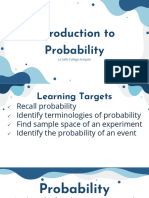 Introduction To Probability