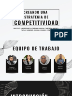 Creando Una Estrategia de Competitividad