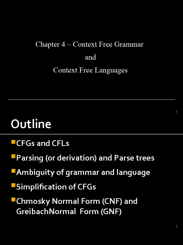 Ch 4 context free languages amd grammars pdf mathematical logic