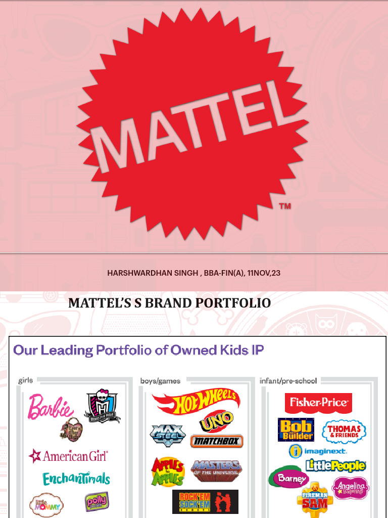 Mattel Financial Model Pdf Cost Of Capital Valuation Finance