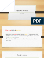 9grade Unit 5 Passive Voice