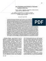 S-Adenosylmethionine Metabolism and Its Relation To Polyamine