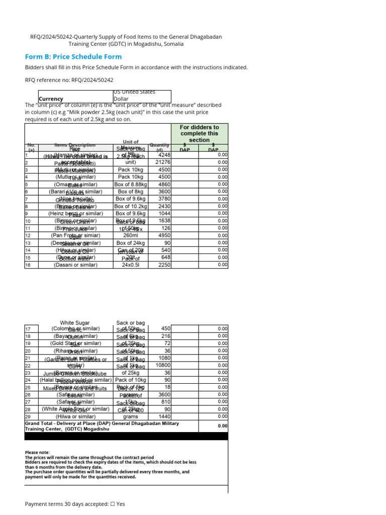 Form B And D