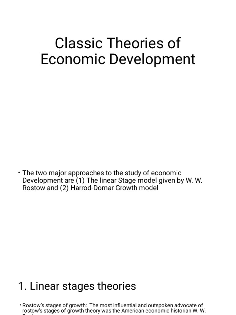 3-classic-theories-of-development-pdf-labour-economics-economic