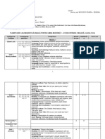 Planificare Calendaristica Engleza 6 Art