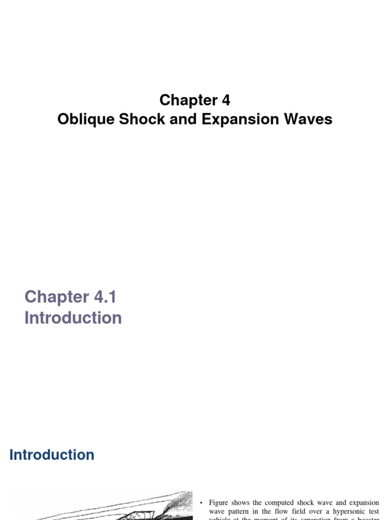 LectureNote - 04-Ch4 - Oblique Shock and Expansion Waves - Part1 | PDF ...
