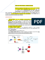 Definición de Proteínas. Aminoácidos