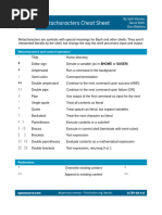 OSDC - Cheatsheet-Metacharacters-2023 02 09