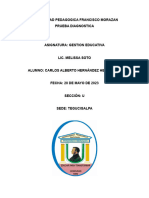 Prueba Diagnostica Gestion Educativa