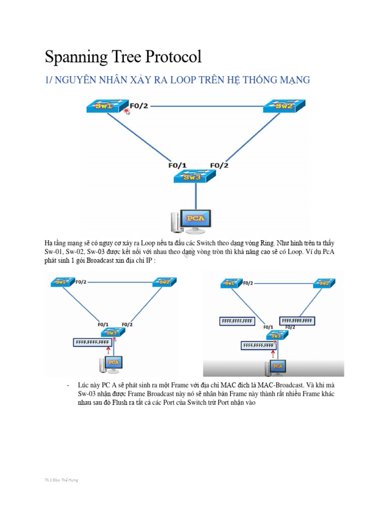 Spanning Tree Protocol | PDF