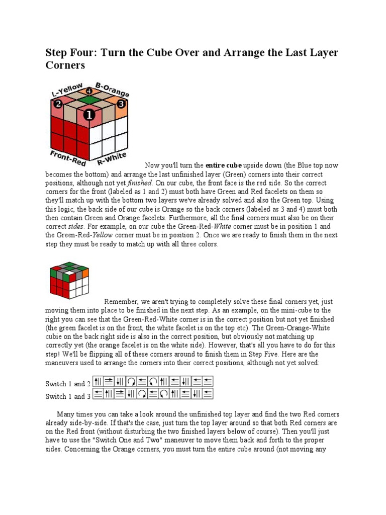 Rubiks Cube | PDF | Algorithms | Areas Of Computer Science