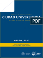 Listado Oficial de Graduandos Ciudad Universitaria Marzo 2020