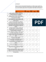 PSCT Scale