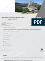 Management of Congestive Cardiac Failure