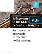 Triggering Change in The GCC Through Behavioral Insights