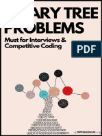 Binary Tree Problems Must For Interviews and Competitive Coding
