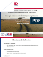 USAID Land Tenure 2014 Haiti Training Module 5 Presentation 1 Dorner