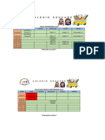 Horarios de Clases PDF