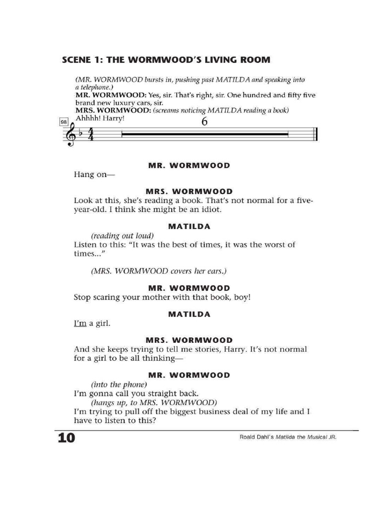 Matilda Version Corta | PDF