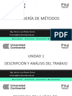 Ingenieria de Metodos Unidad 1.2 Eficiencia de La Liena de Produccion y Herramientas para El Analisis