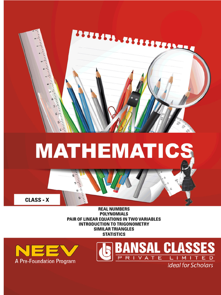 Class X Mathematics Topics Overview | PDF | Numbers | Decimal