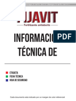 Informacion Tecnica General de FIJAVIT