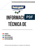 Informacion Tecnica General de SUREGOLD PDF
