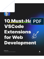 10 Must-Have VSCode Extensions for Web Development ??
