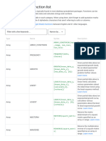 Google Sheets Function List - Docs Editors Help