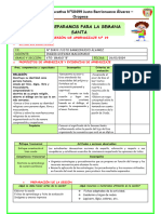 6º Sesion Rel-26 Marzo - Nos Preparamos para La Semana Santa