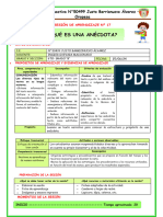 6º Sesion Com - 25 Marzo - Leemos Anecdotas