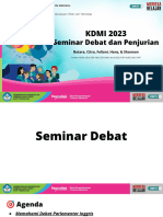 KDMI Seminar Debat Dan Penjurian
