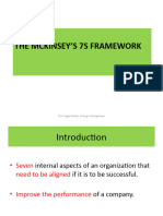 The Mckinsey'S 7S Framework: Prof. Gagan Bhatia, Strategic Management