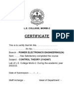 Certificate: L.E. College, Morbi-2