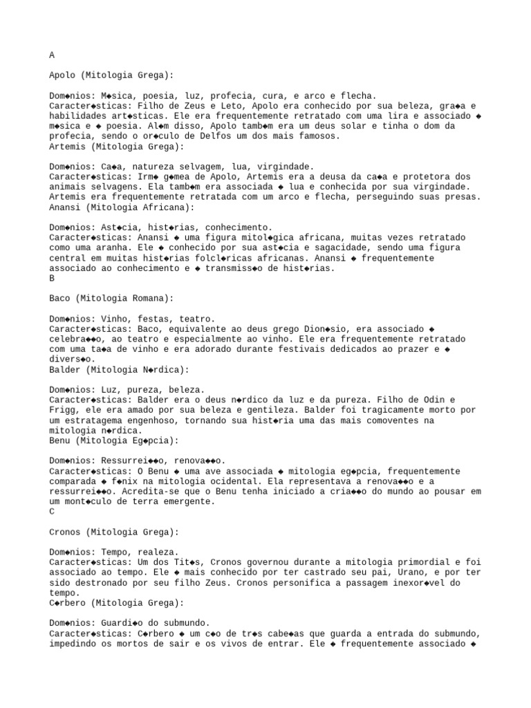 Pdf Pdf Mitologia Grega Apolo