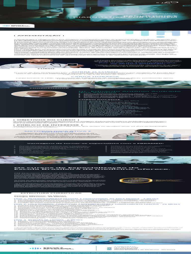 Cronograma - Radiologia e Dignpostico Por Imagem | PDF | Imagiologia ...
