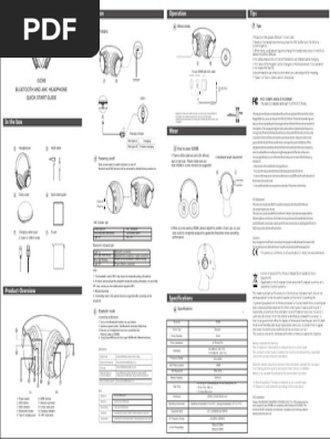 消費税無し Users Manual 3543677 | PDF | Headphones | Bluetooth コンピュータ・IT
