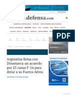 Argentina Firma Con Dinamarca Acuerdo Por Cazas F-16 para Fuerza Aérea - Noticias Defensa Defensa - Com Argentina 27-03-2024