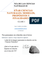 Clase 1 2023 - Ideas Sobre Ciencia e Implicancias para Su Enseñanza