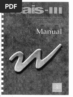 Manual - Wais III | PDF